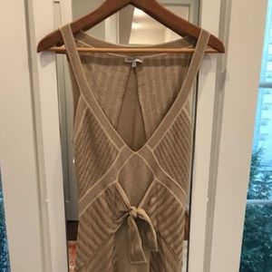 Gold Knee Length Dress from ZAC POSEN